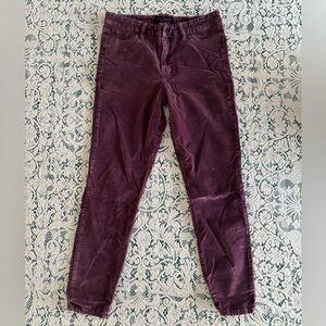 Lucky Brand Ava Super Skinny Velvet Jeans